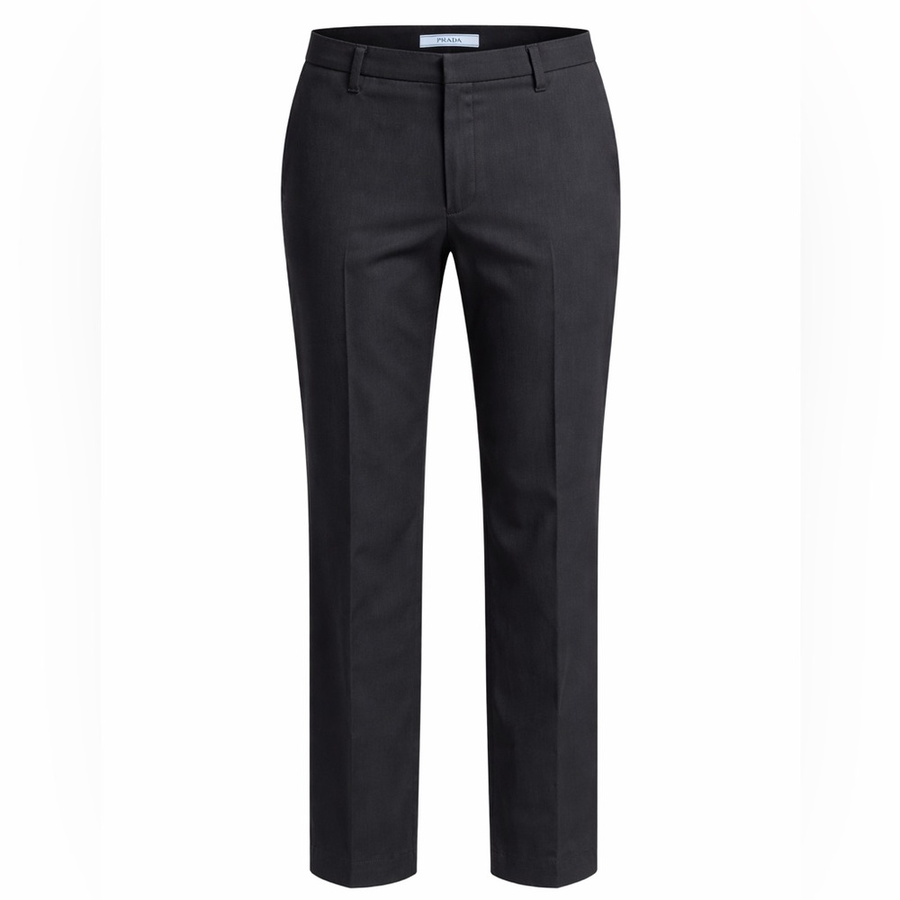 Prada Women’s Black Tailored Mid-Rise Pants IT 36 / US 0-2